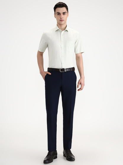 Pista Solid Regular Fit Formal Shirt | Greenfibre