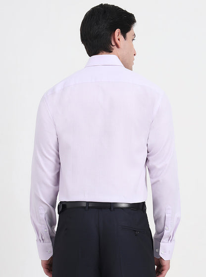 Purple Solid Regular Fit Formal Shirt | JadeBlue