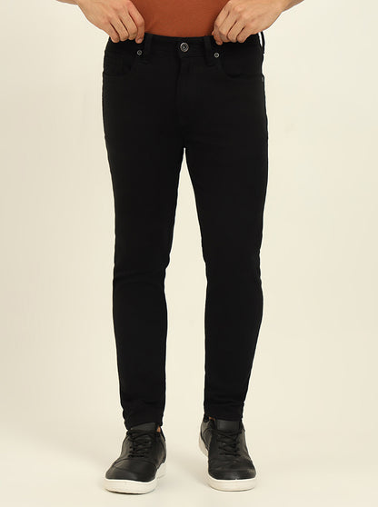Jet Black Washed Rider Fit Jeans | JadeBlue