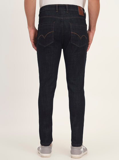 Raw Blue Washed Rider Fit Jeans | JadeBlue