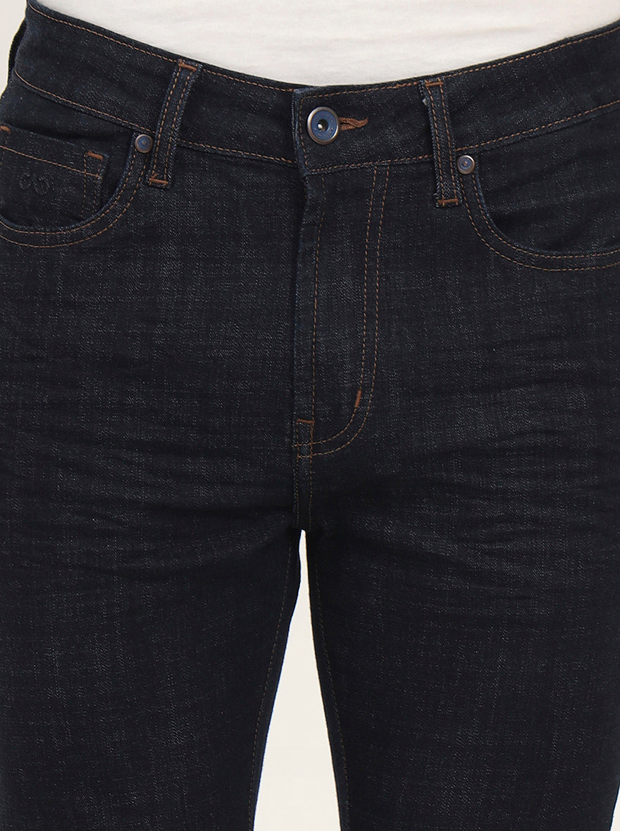 Raw Blue Washed Rider Fit Jeans | JadeBlue