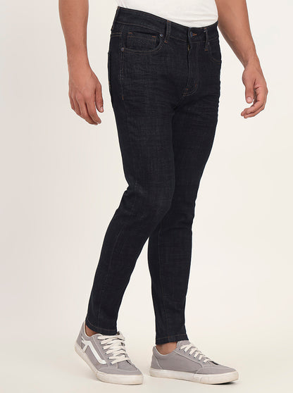 Raw Blue Washed Rider Fit Jeans | JadeBlue