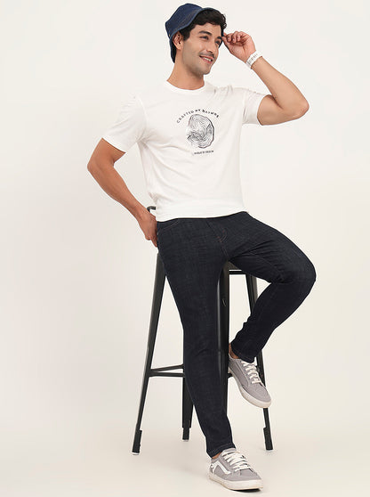 Raw Blue Washed Rider Fit Jeans | JadeBlue