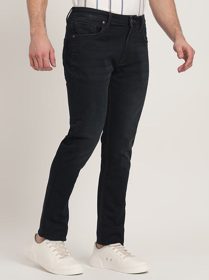 Dark Blue Washed Slim Fit Jeans | JadeBlue