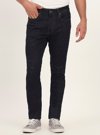 Raw Blue Washed Slim Fit Jeans | JadeBlue