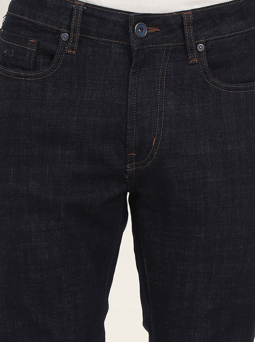 Raw Blue Washed Slim Fit Jeans | JadeBlue