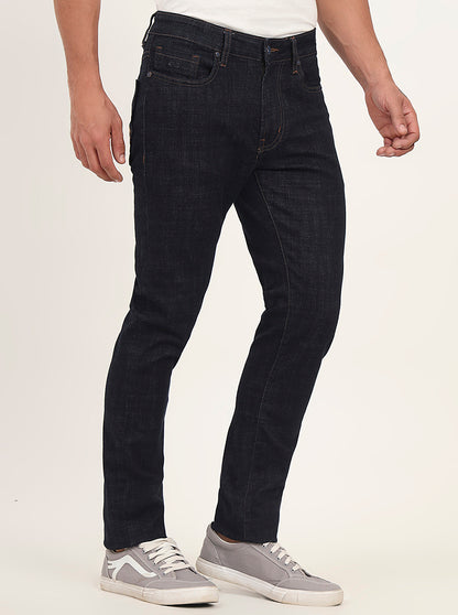 Raw Blue Washed Slim Fit Jeans | JadeBlue