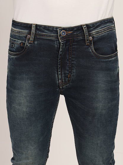 Midnight Blue Washed Slim Fit Jeans | JadeBlue