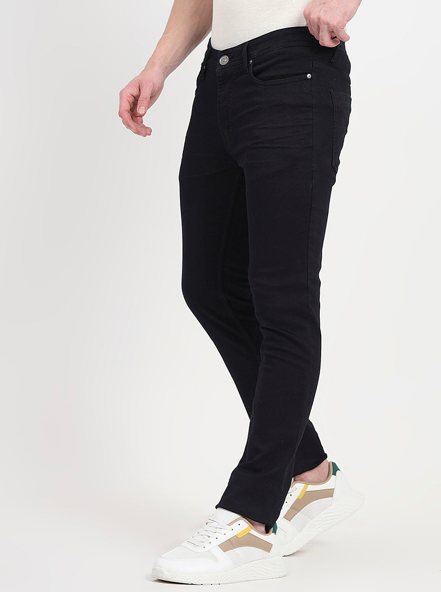 Raw Blue Washed Slim Fit Jeans | JadeBlue