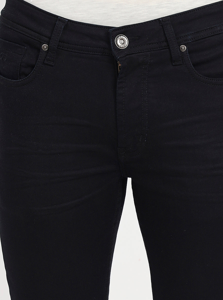Raw Blue Washed Slim Fit Jeans | JadeBlue