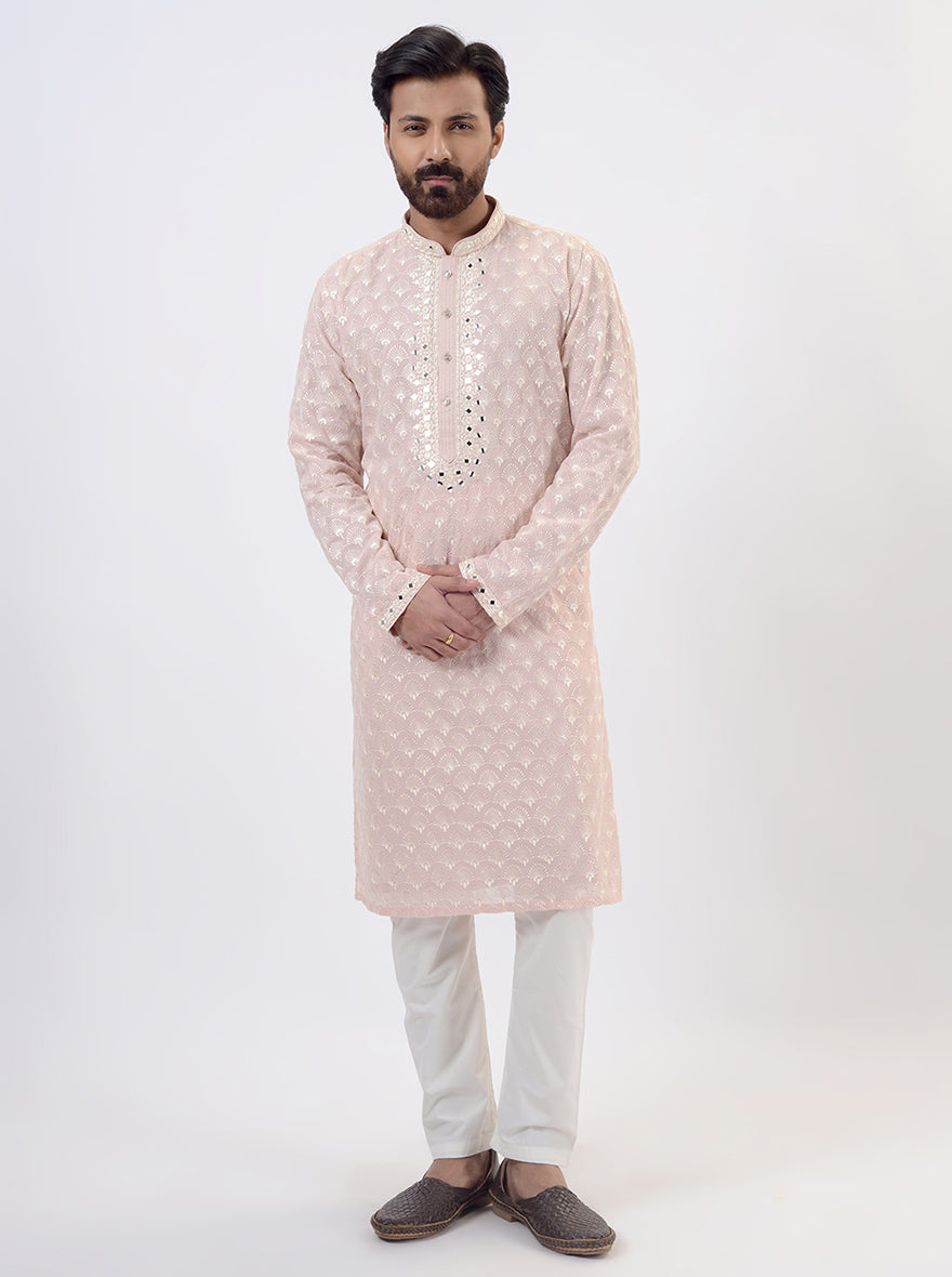 Peach Kurta Pajama | TULA