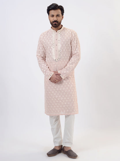 Peach Kurta Pajama | TULA