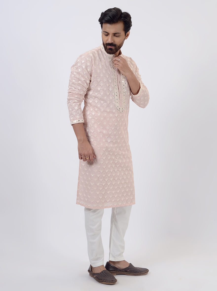 Peach Kurta Pajama | TULA
