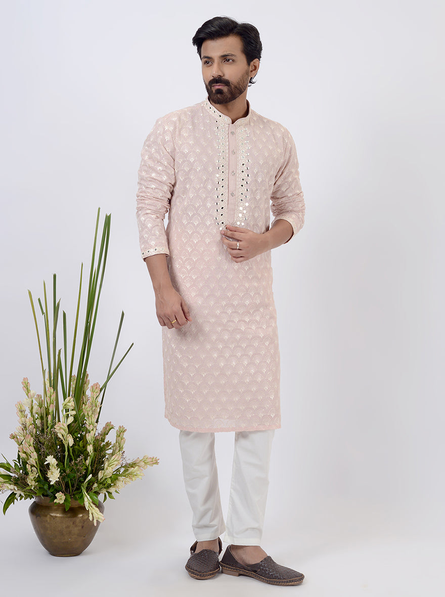 Peach Kurta Pajama | TULA