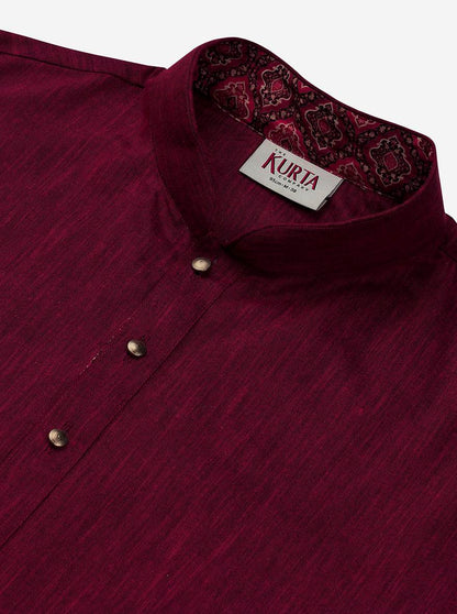 Red & Pink Kurta | The Kurta Company