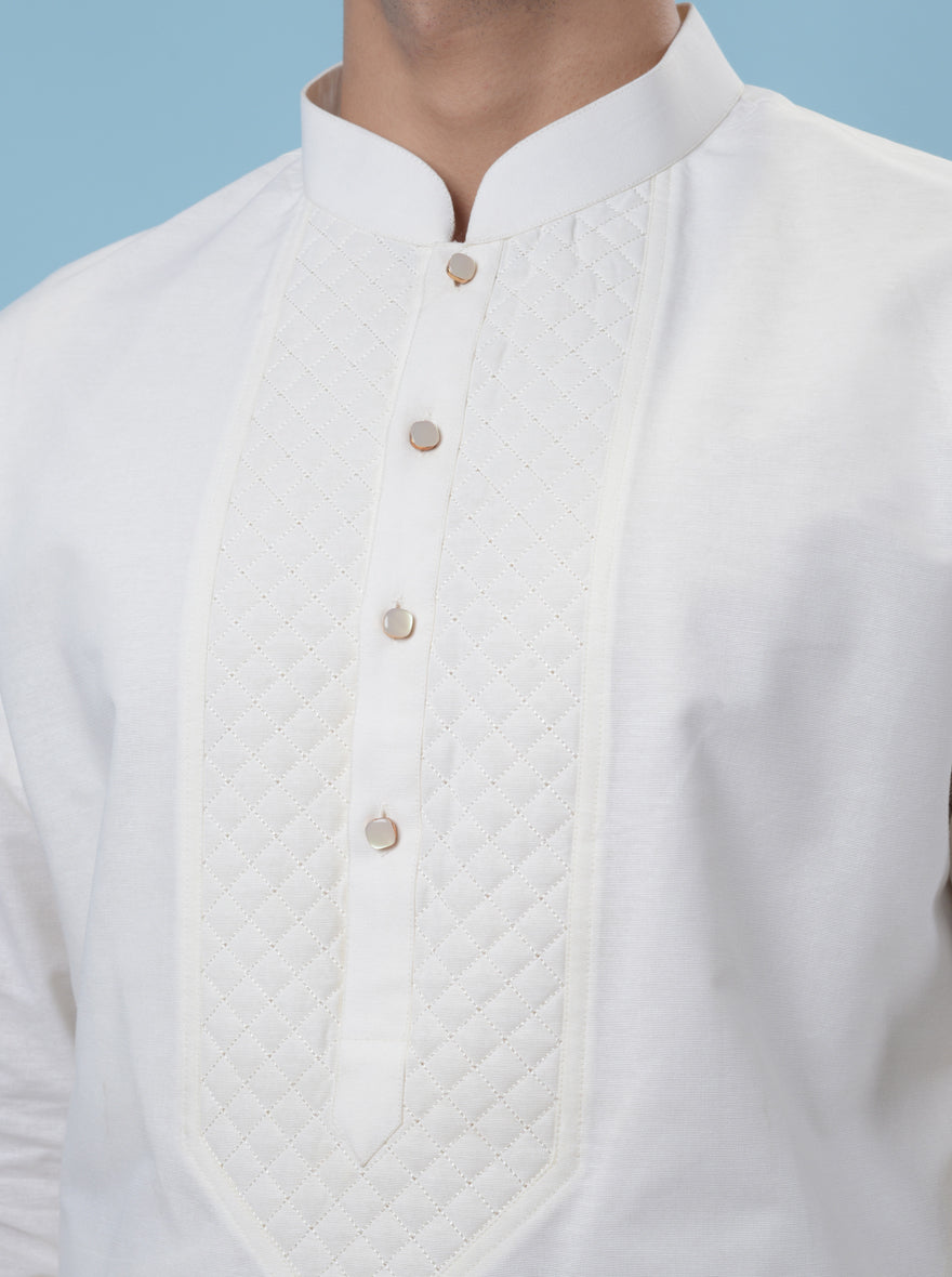 Cream Kurta Pajama | TULA