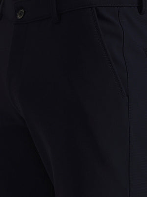 Blue Solid Slim Fit Club Wear Trouser | Wyre
