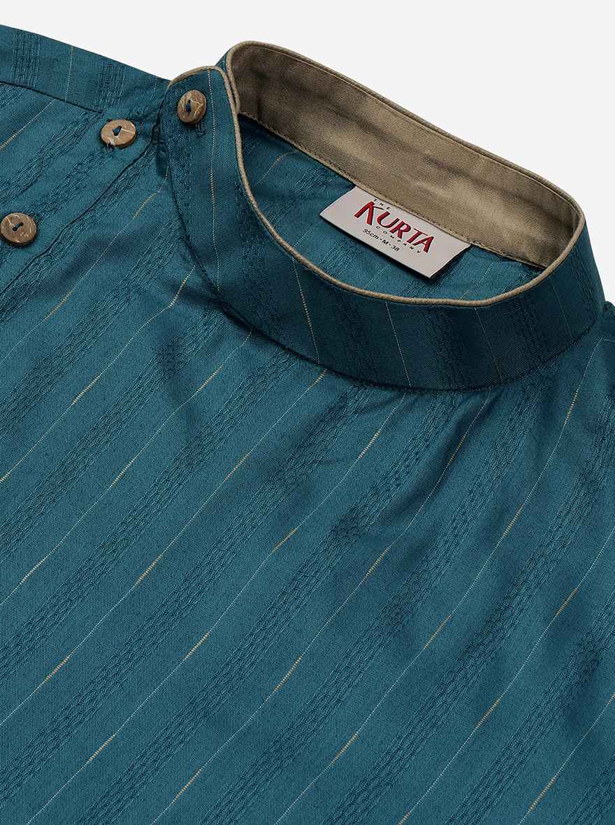 French Blue Kurta | The Kurta Company