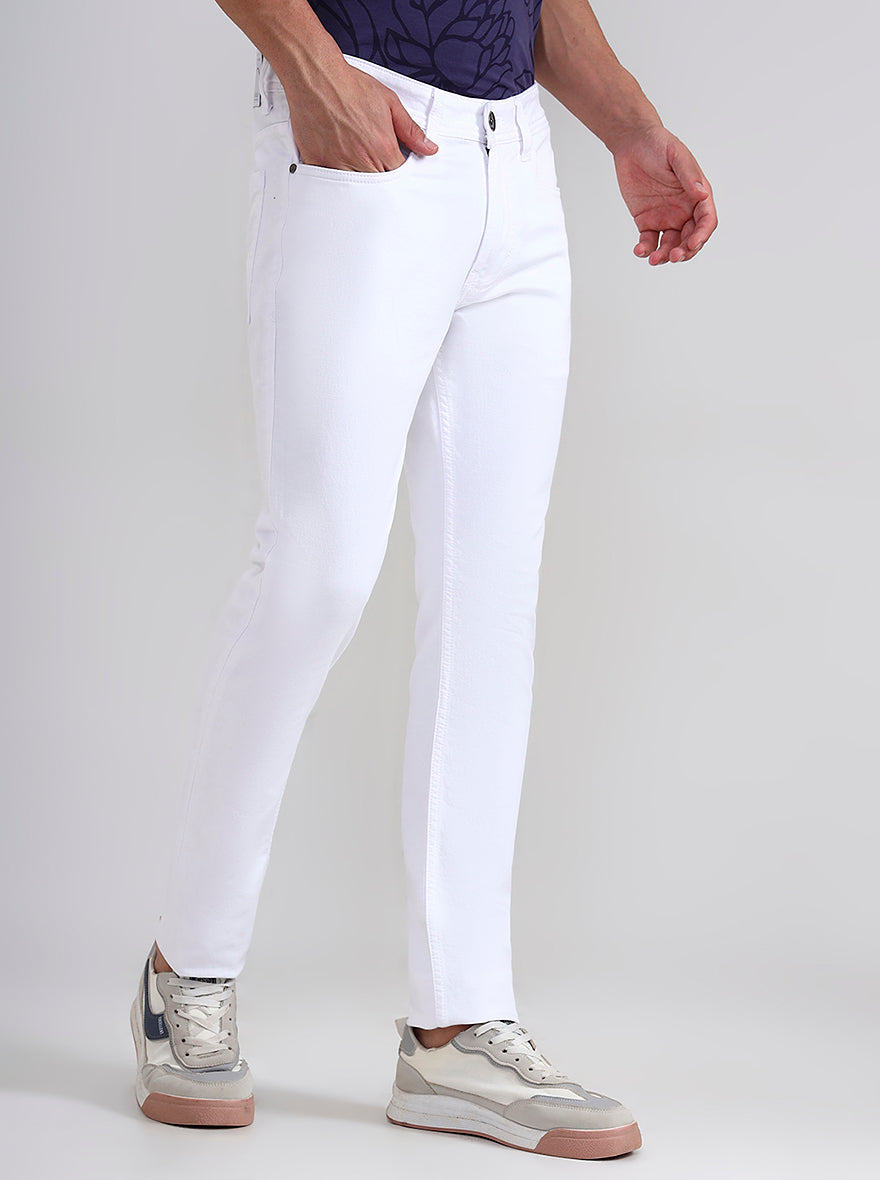 White Washed Slim Fit Jeans | JadeBlue