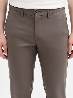 Grey Solid Uno Fit Casual Trouser | JadeBlue
