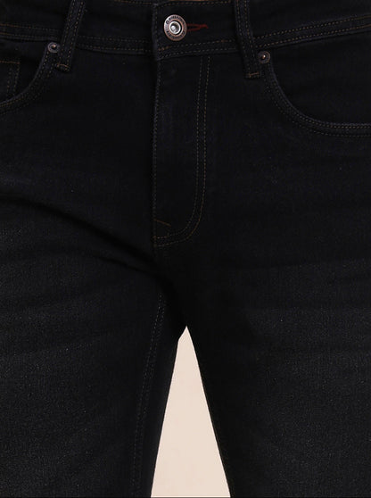 Charcoal Grey Washed Narrow Fit Jeans | Greenfibre