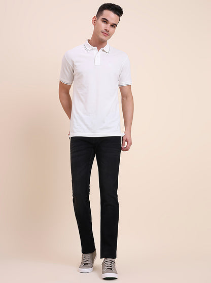 Charcoal Grey Washed Narrow Fit Jeans | Greenfibre