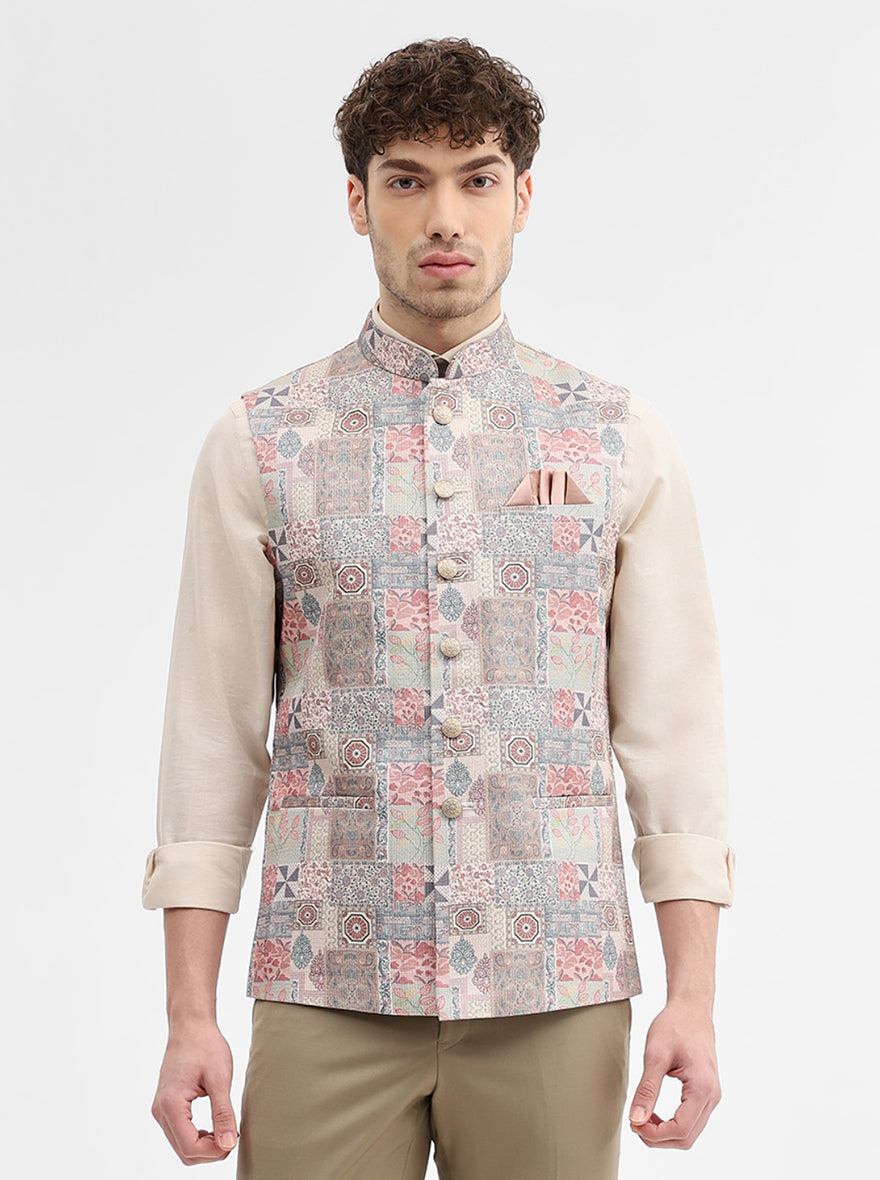 Multicolor Solid Regular Fit Waistcoat | Wyre