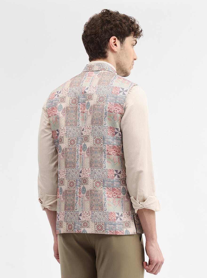 Multicolor Solid Regular Fit Waistcoat | Wyre