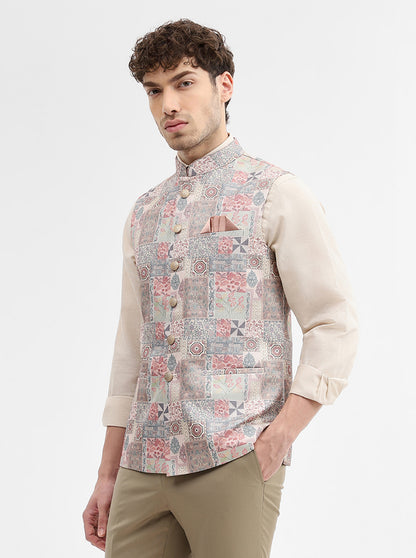 Multicolor Solid Regular Fit Waistcoat | Wyre