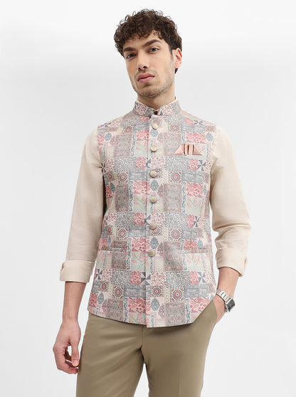 Multicolor Solid Regular Fit Waistcoat | Wyre