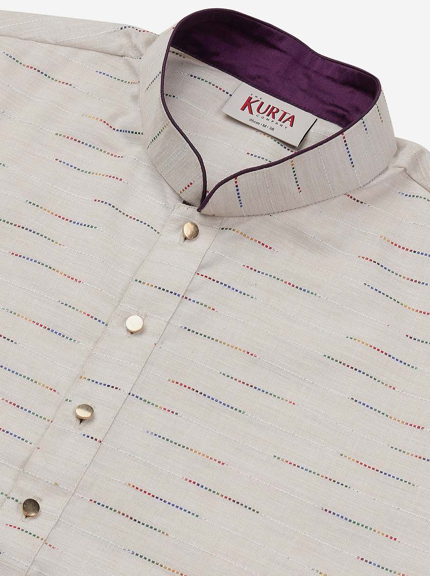 Light Grey Kurta | The Kurta Company