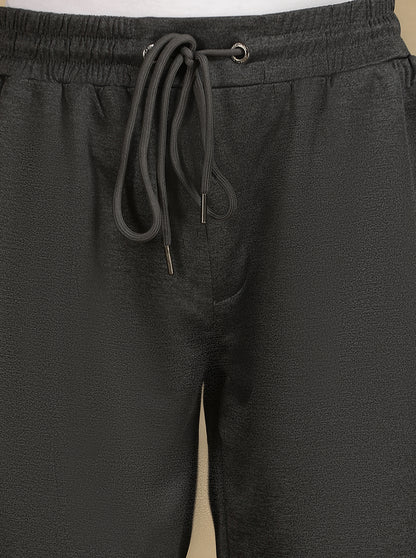 Dark Grey Solid Slim Fit Shorts | Jade Play