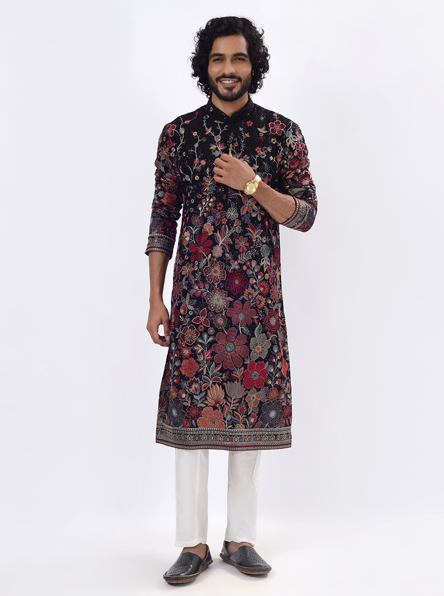 Black Kurta Pajama | TULA