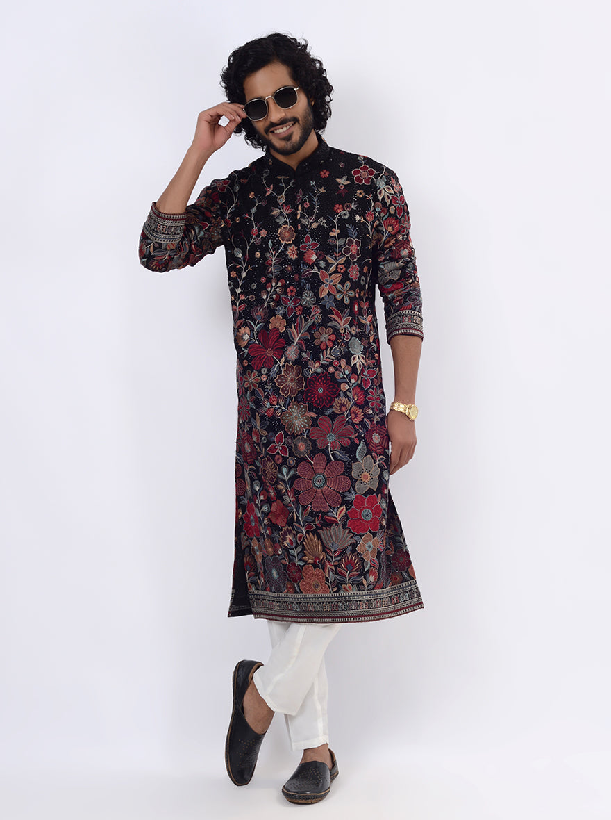 Black Kurta Pajama | TULA