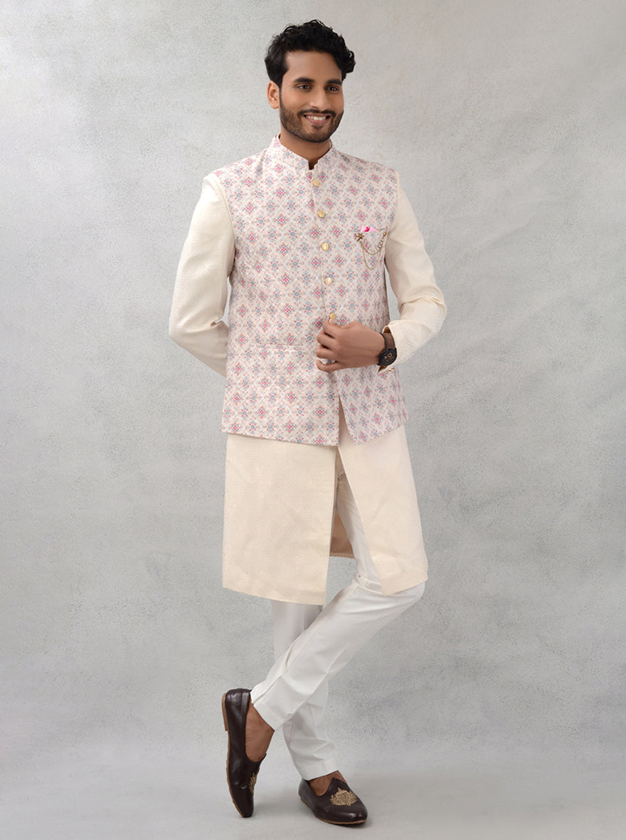 Buy Exclusive Men's Koti-cream Color/men's Traditional Wear/eid Collection/  Pakistani Wedding Wear/indian Nehru Jacket /bangladeshi Style Online in  India - Etsy