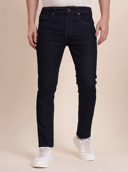 Raw Blue Washed Slim Fit Jeans | JadeBlue