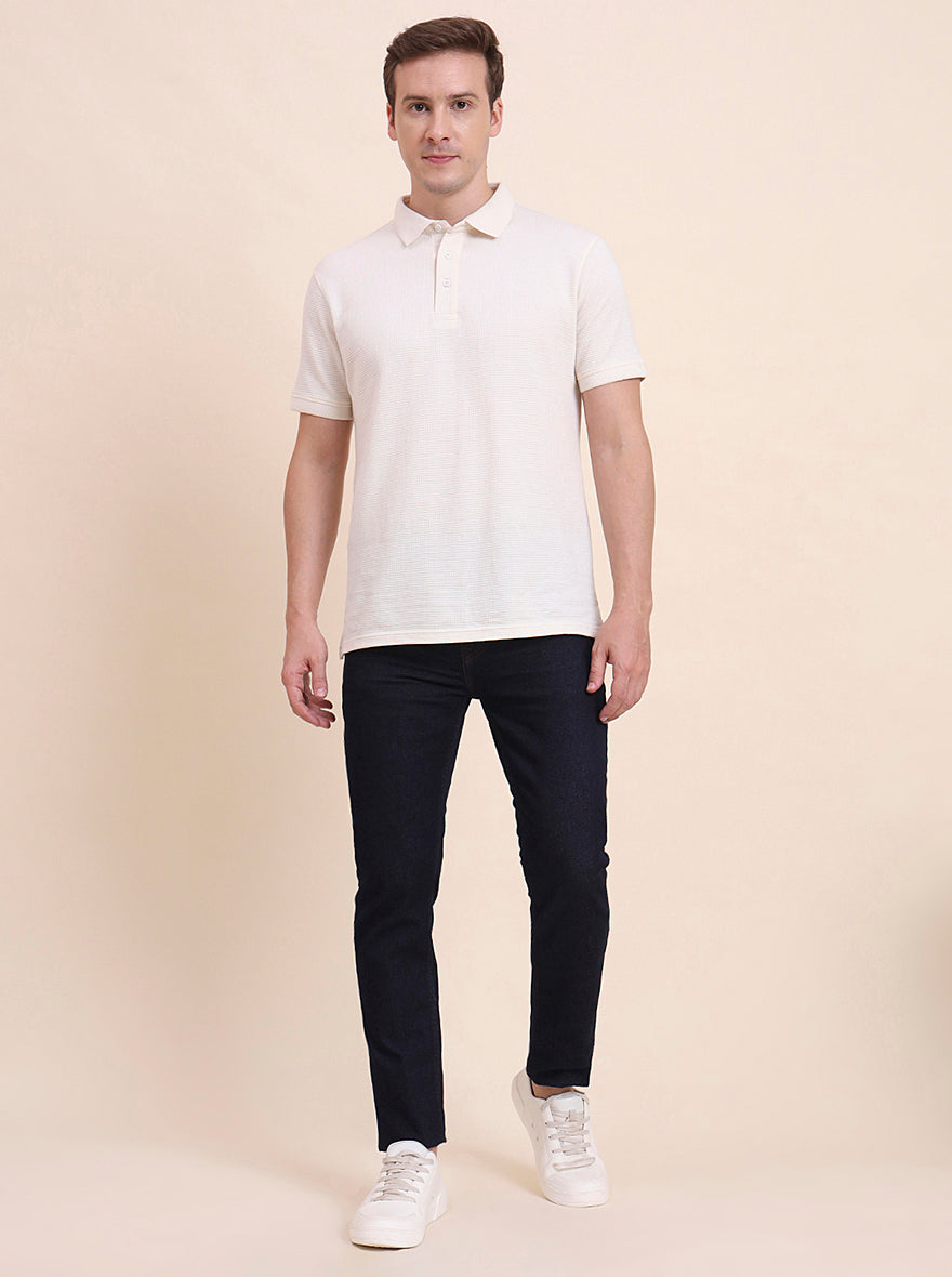 Raw Blue Washed Slim Fit Jeans | JadeBlue