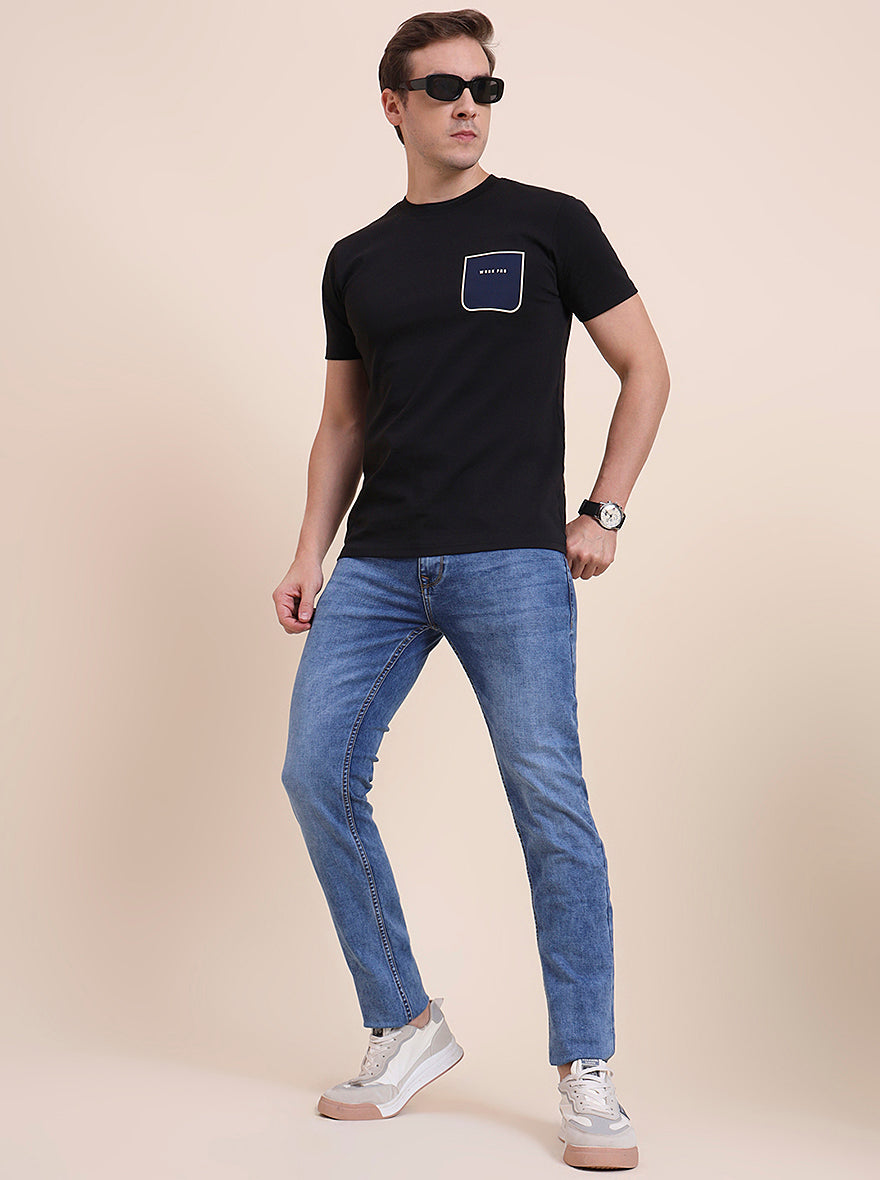 Light Blue Washed Slim Fit Jeans | JadeBlue