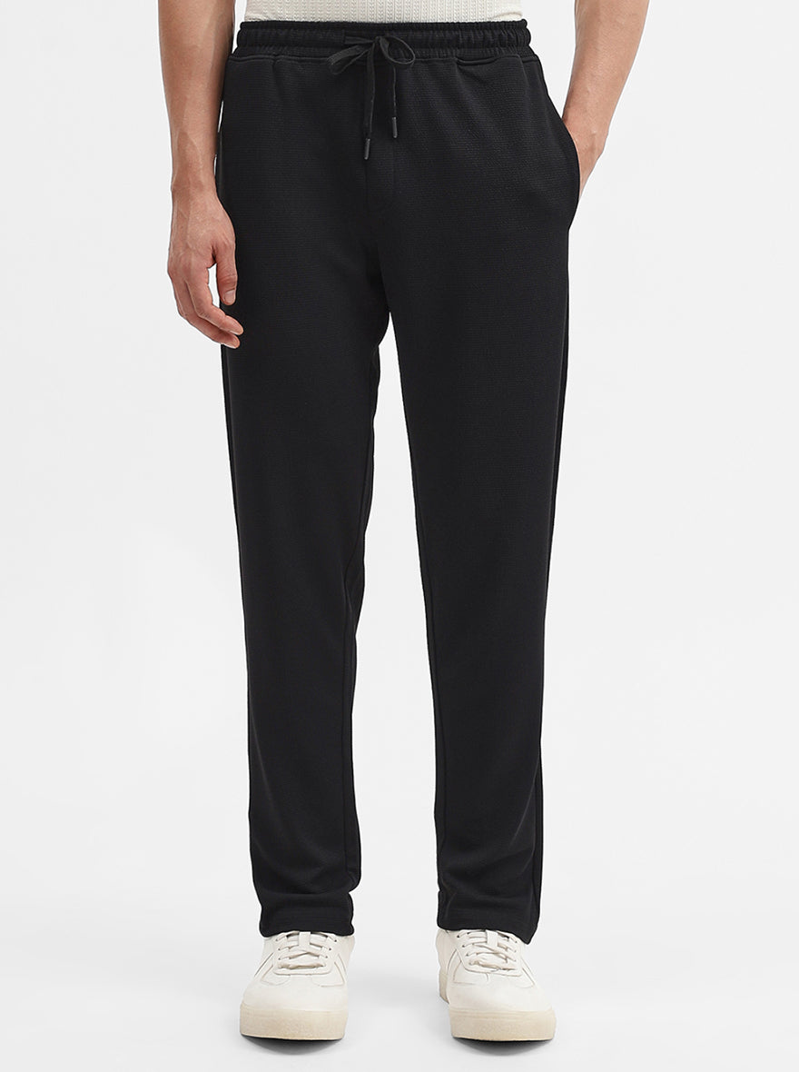 Blue Solid Slim Fit Track Pant | JadeBlue