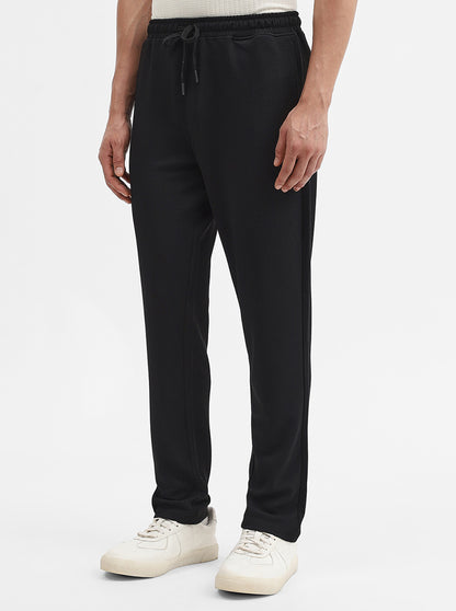 Blue Solid Slim Fit Track Pant | JadeBlue