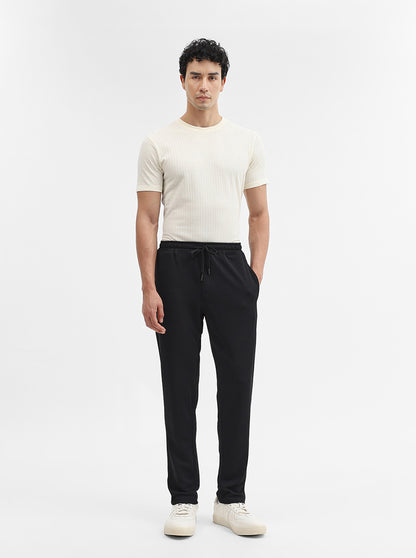 Blue Solid Slim Fit Track Pant | JadeBlue
