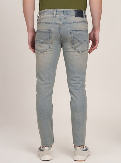 Light Blue Washed Slim Fit Jeans | JadeBlue