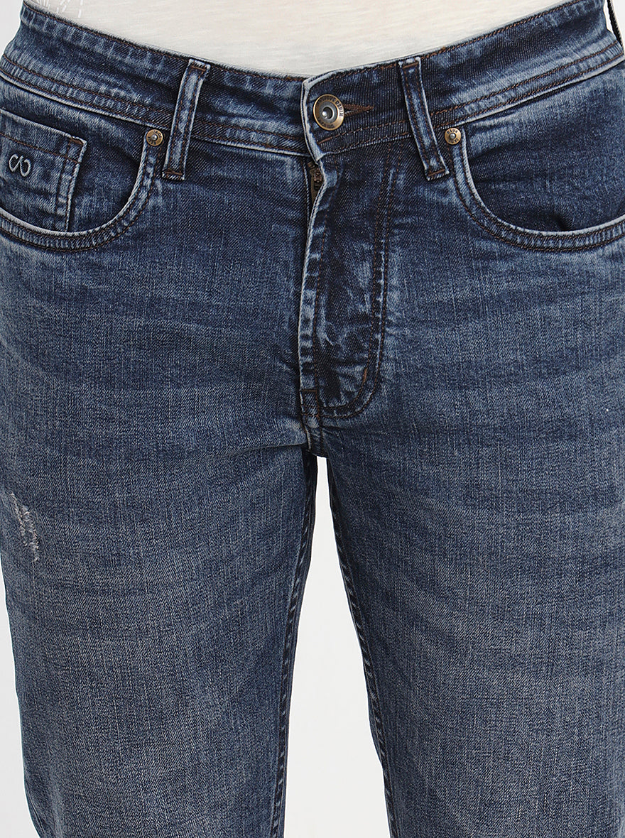 Rivera Blue Washed Slim Fit Jeans | JadeBlue