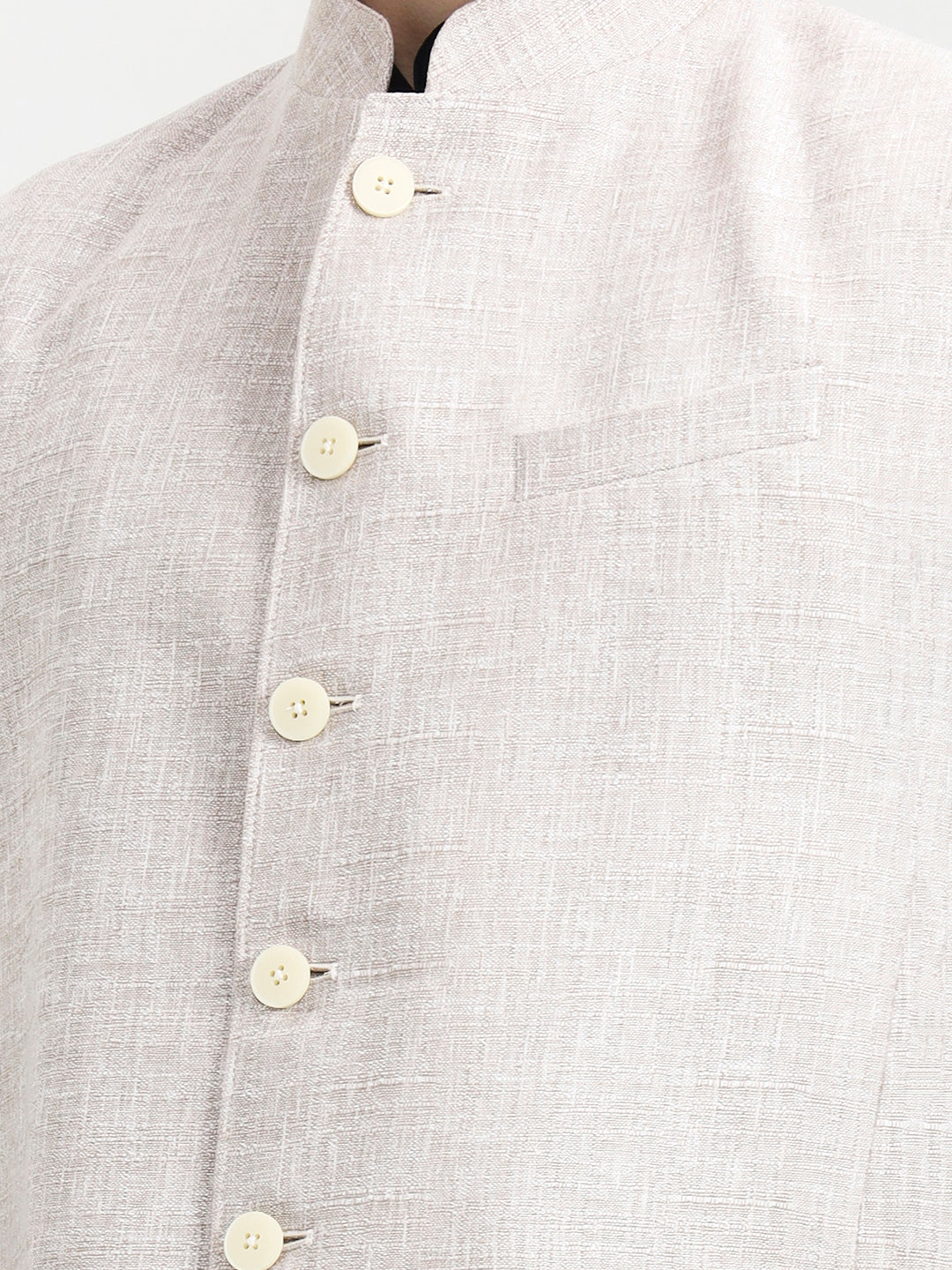 Fawn Solid  Modi Jacket | JadeBlue