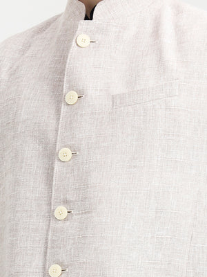 Fawn Solid  Modi Jacket | JadeBlue