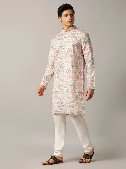 Multi Printed Kurta | The Kurta Company