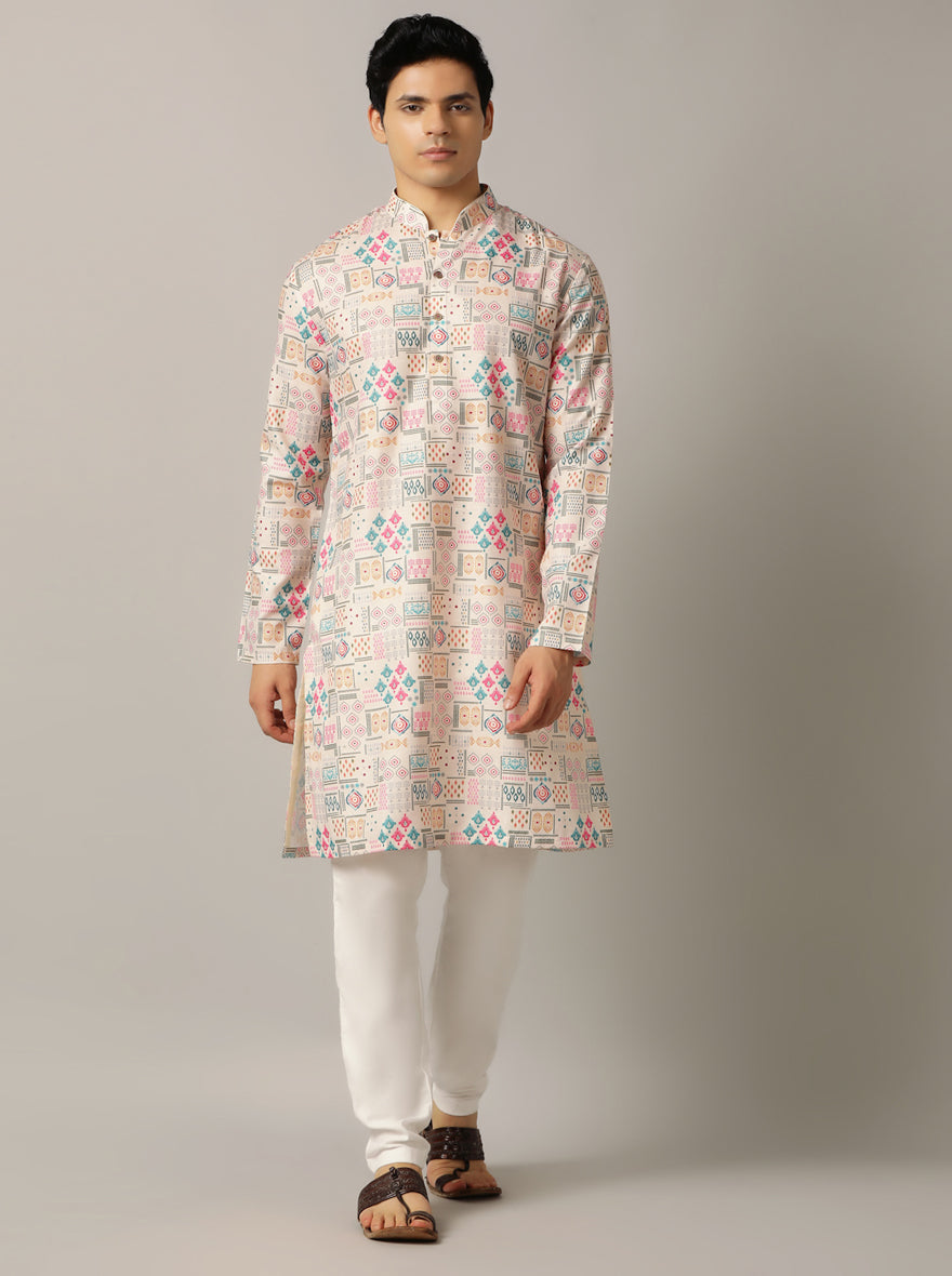 Multi Printed Kurta | The Kurta Company