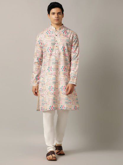 Multi Printed Kurta | The Kurta Company
