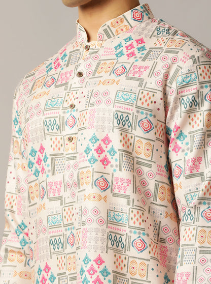Multi Printed Kurta | The Kurta Company