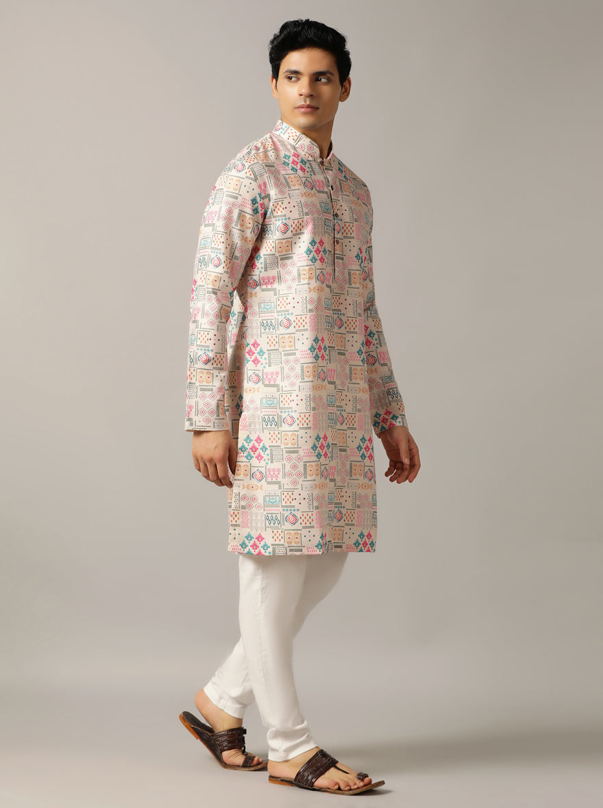 Multi Printed Kurta | The Kurta Company